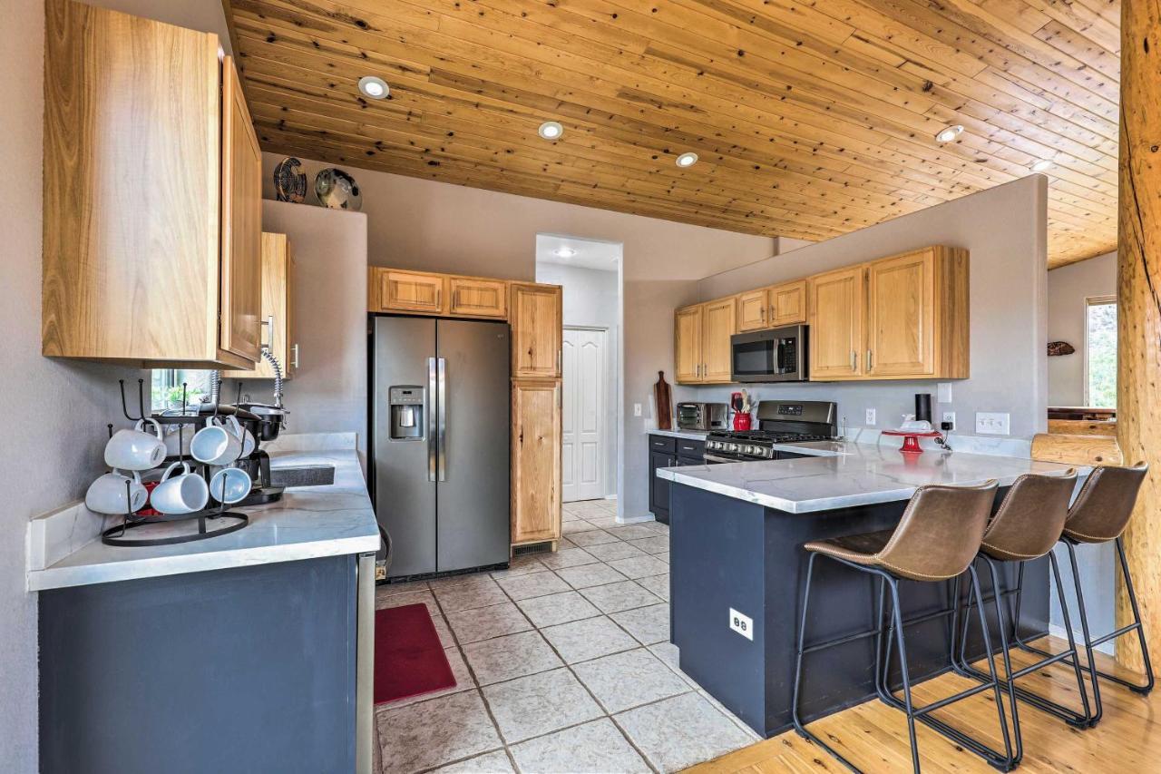 Elkwood Lodge Star Valley Cabin With Hot Tub Payson Luaran gambar