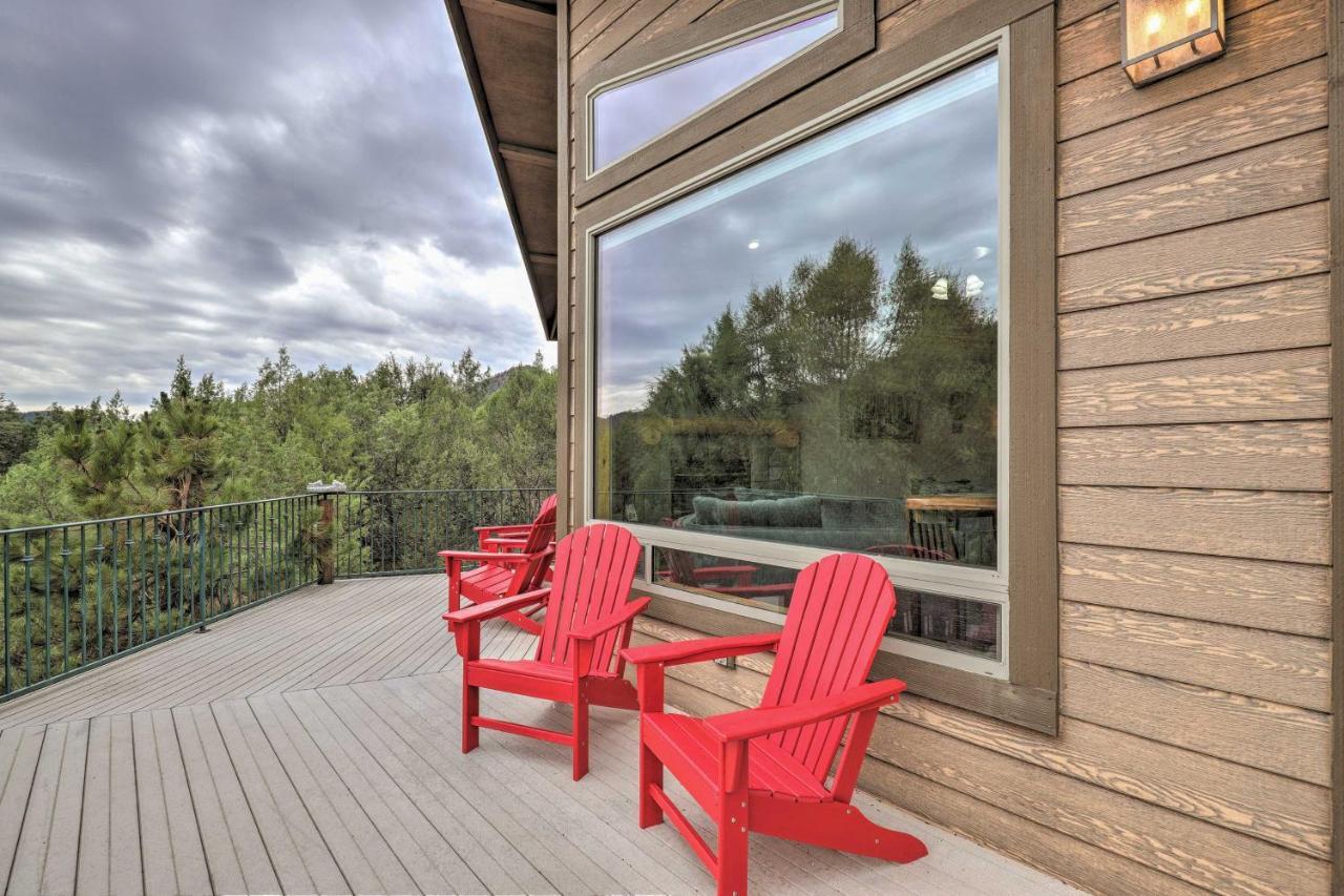 Elkwood Lodge Star Valley Cabin With Hot Tub Payson Luaran gambar