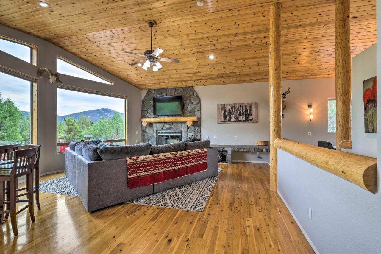 Elkwood Lodge Star Valley Cabin With Hot Tub Payson Luaran gambar