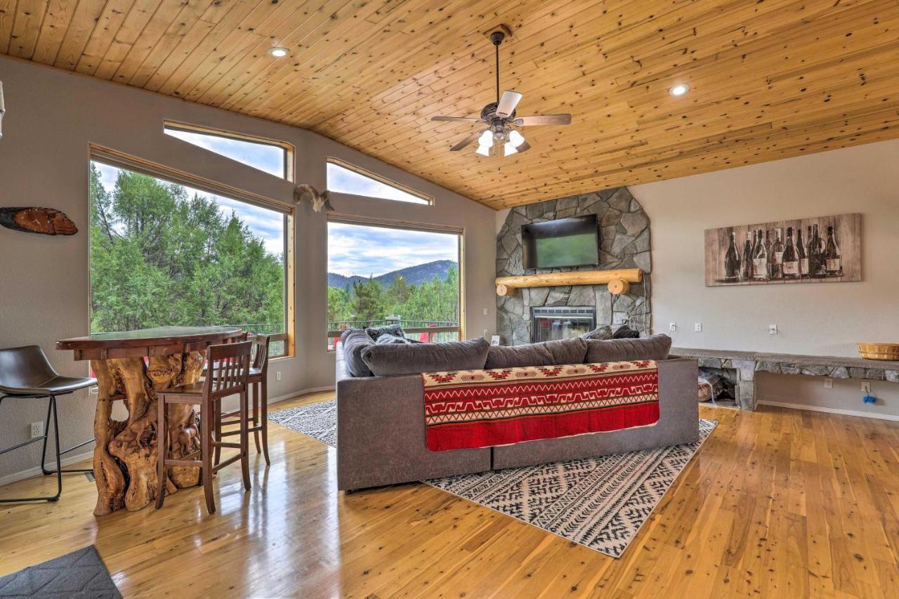 Elkwood Lodge Star Valley Cabin With Hot Tub Payson Luaran gambar