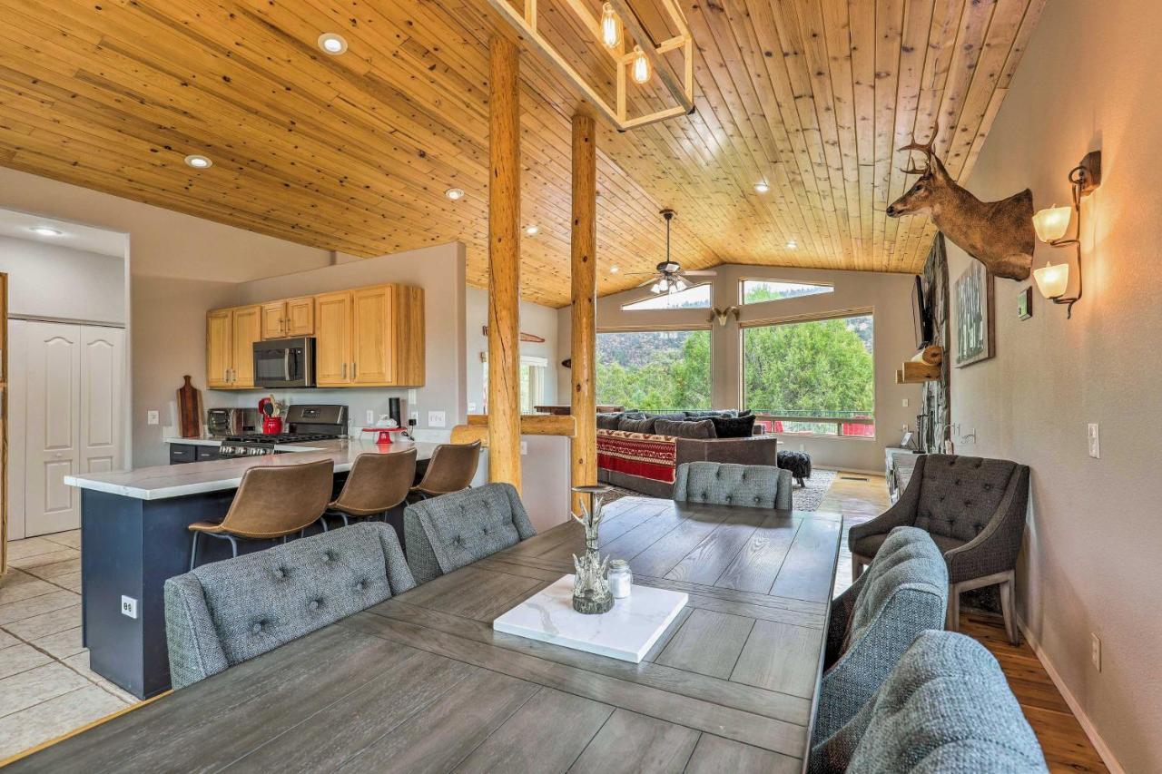 Elkwood Lodge Star Valley Cabin With Hot Tub Payson Luaran gambar